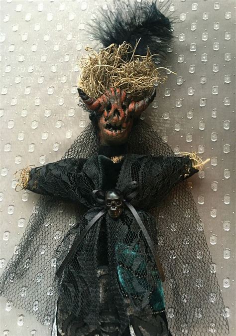 Witchy halloween voodoo doll